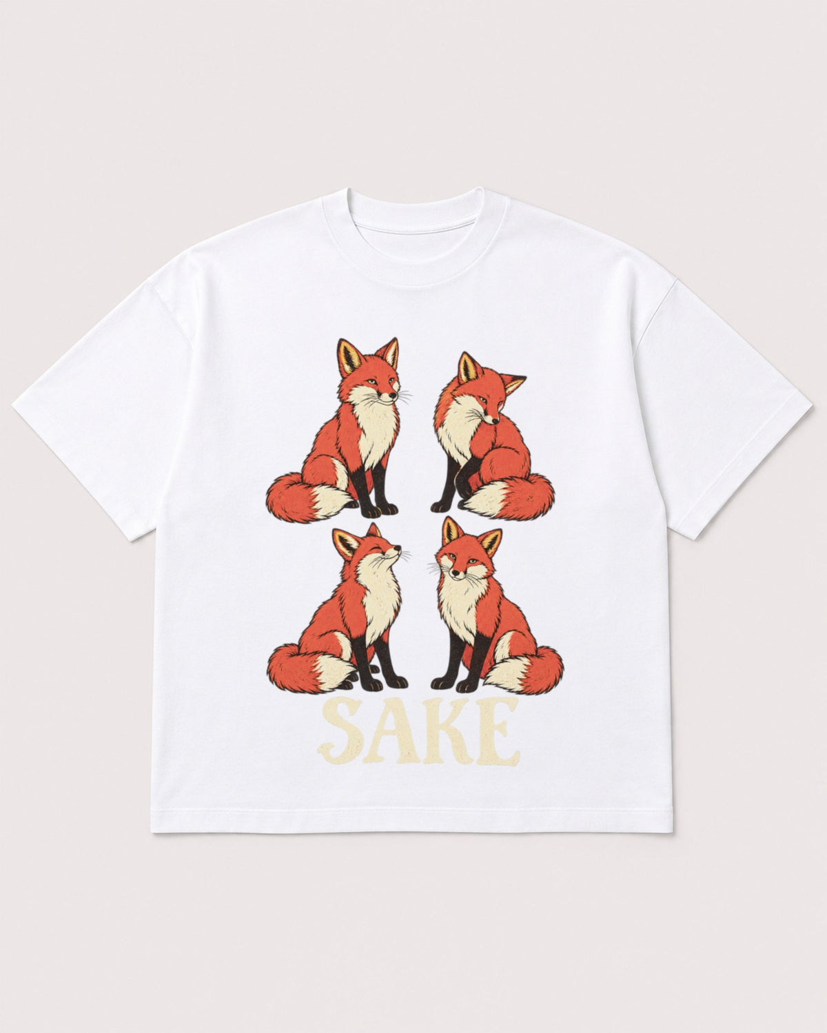 Mockup Boxy Heavyweight Tee White product