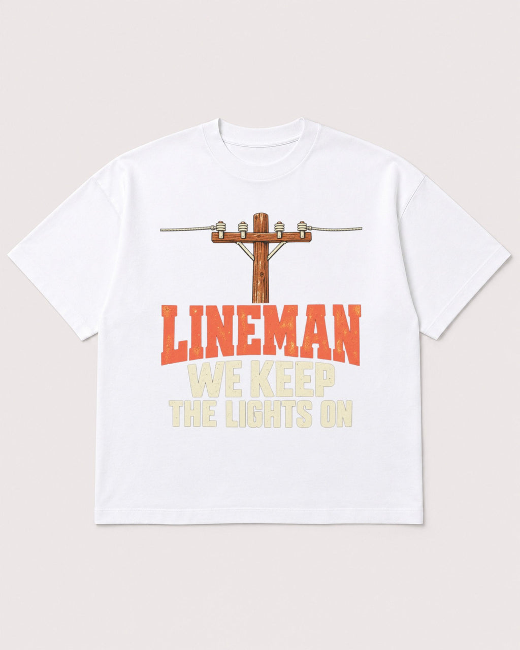 Mockup Boxy Heavyweight Tee White product