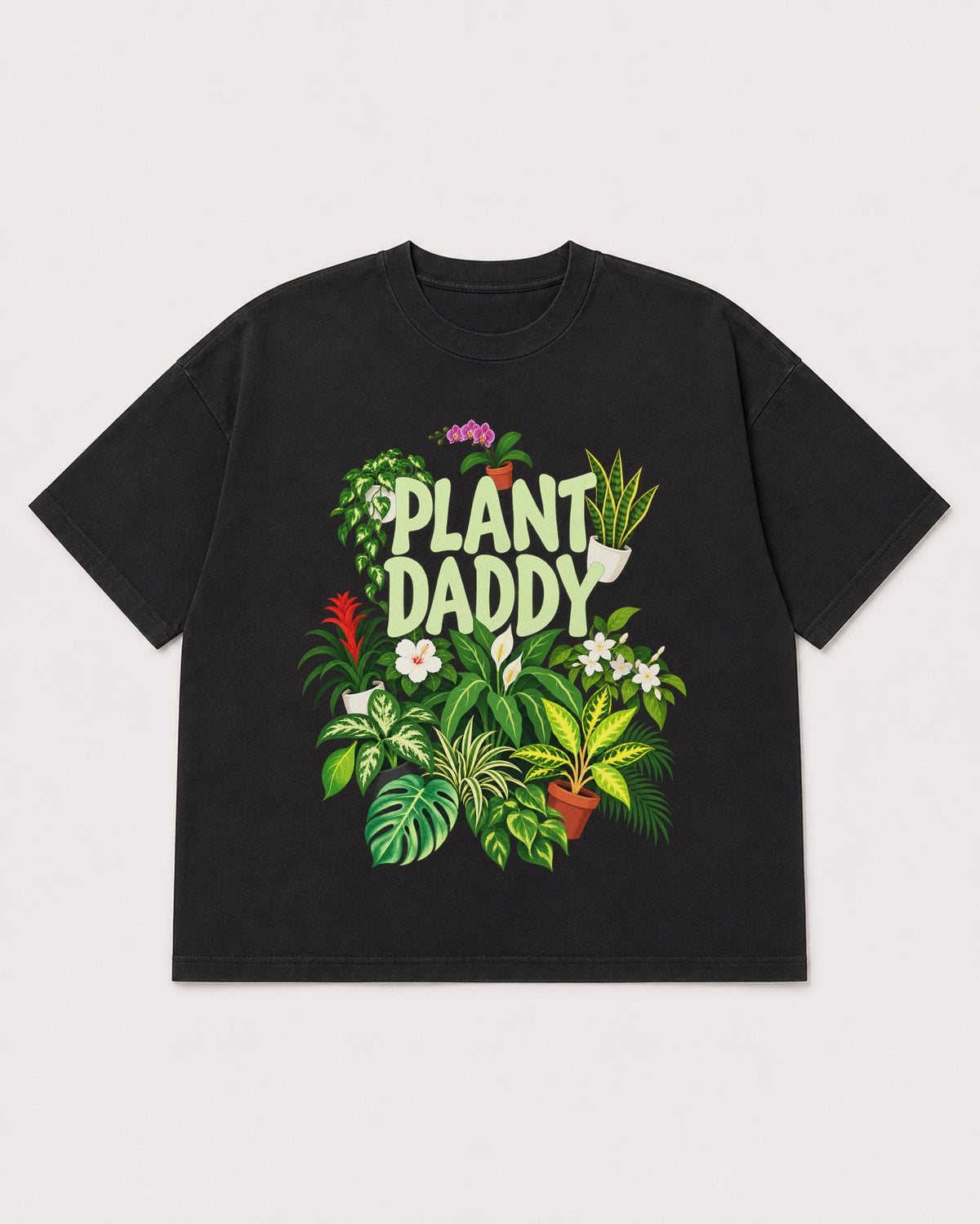 Mockup Boxy Heavyweight Tee Black product