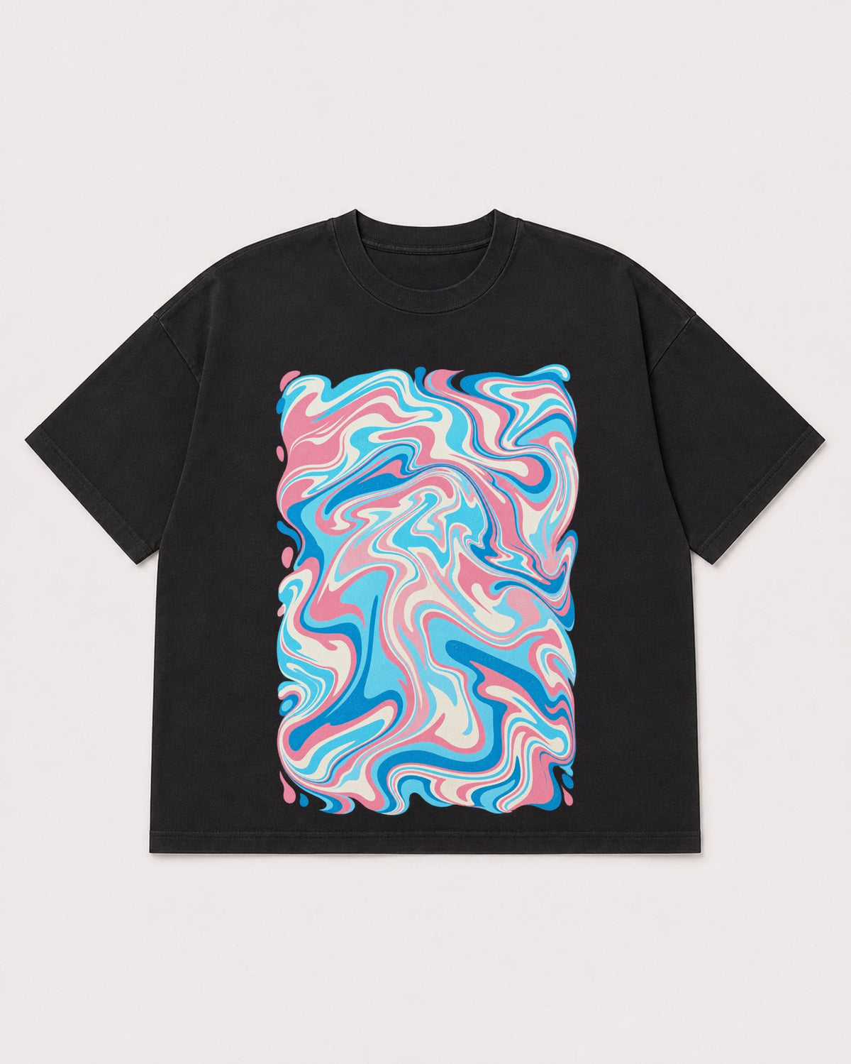 Mockup Boxy Heavyweight Tee Black product