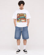 Mockup Boxy Heavyweight Tee White male full-body 03