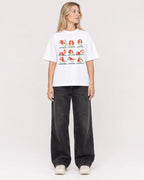 Mockup Boxy Heavyweight Tee White female full-body 08