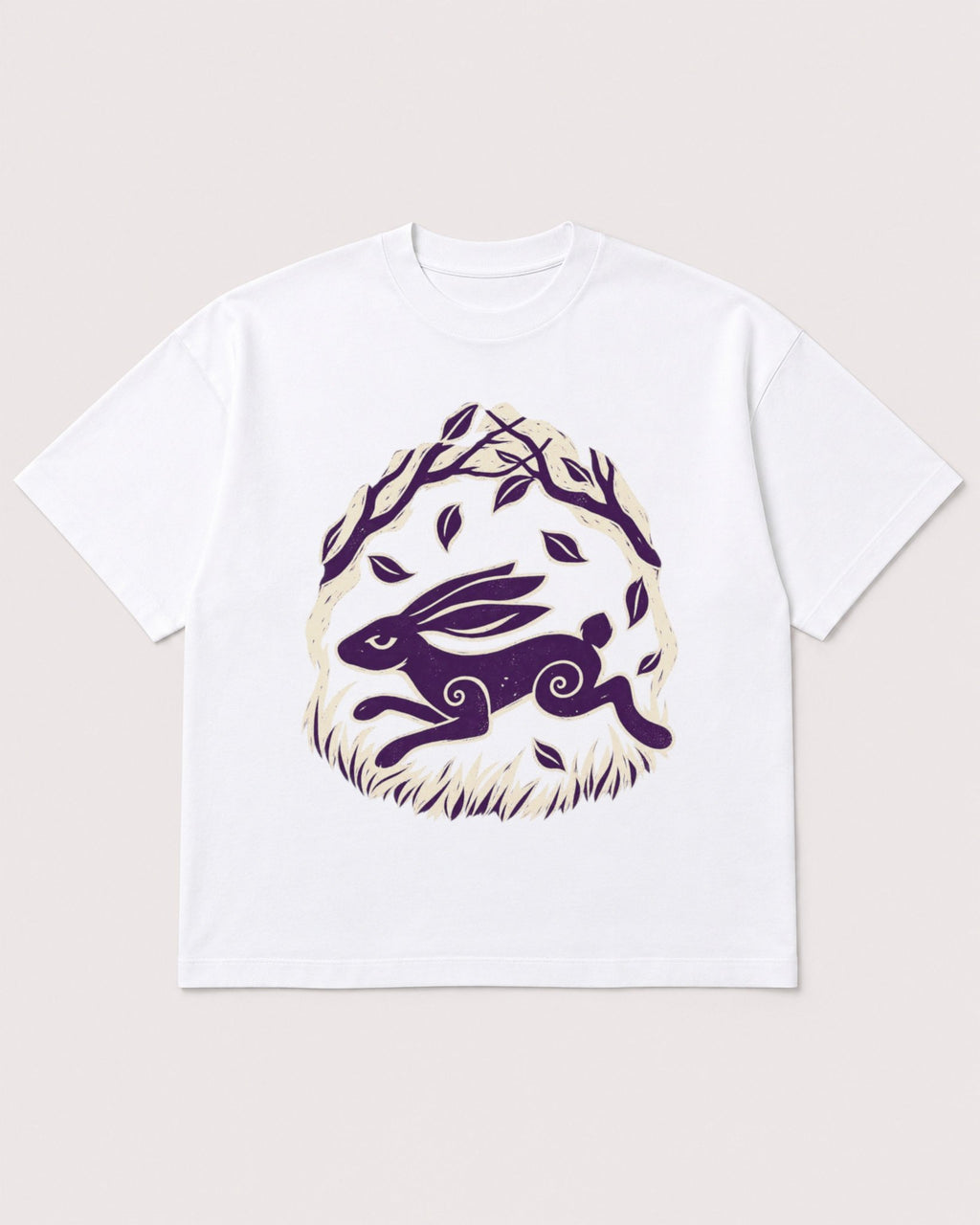 Mockup Boxy Heavyweight Tee White product