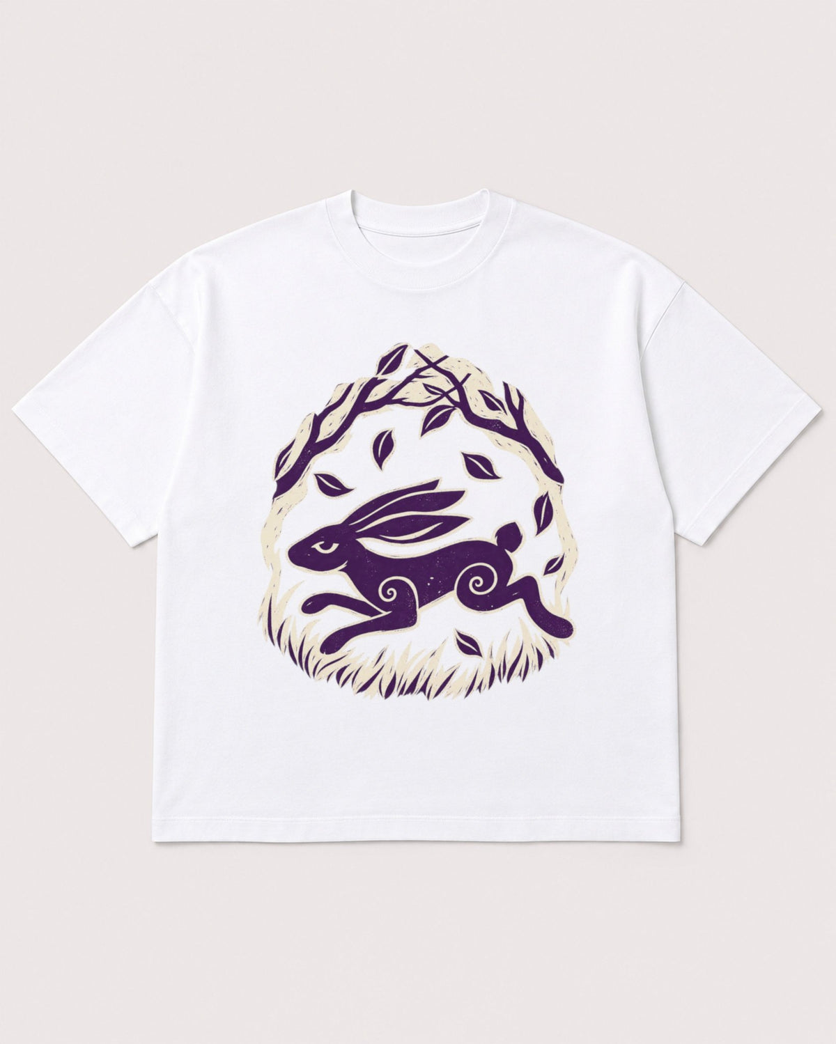 Mockup Boxy Heavyweight Tee White product