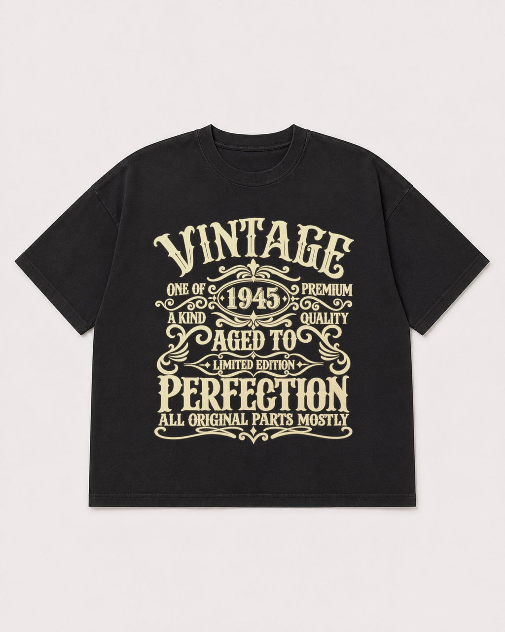 Mockup Boxy Heavyweight Tee Black product