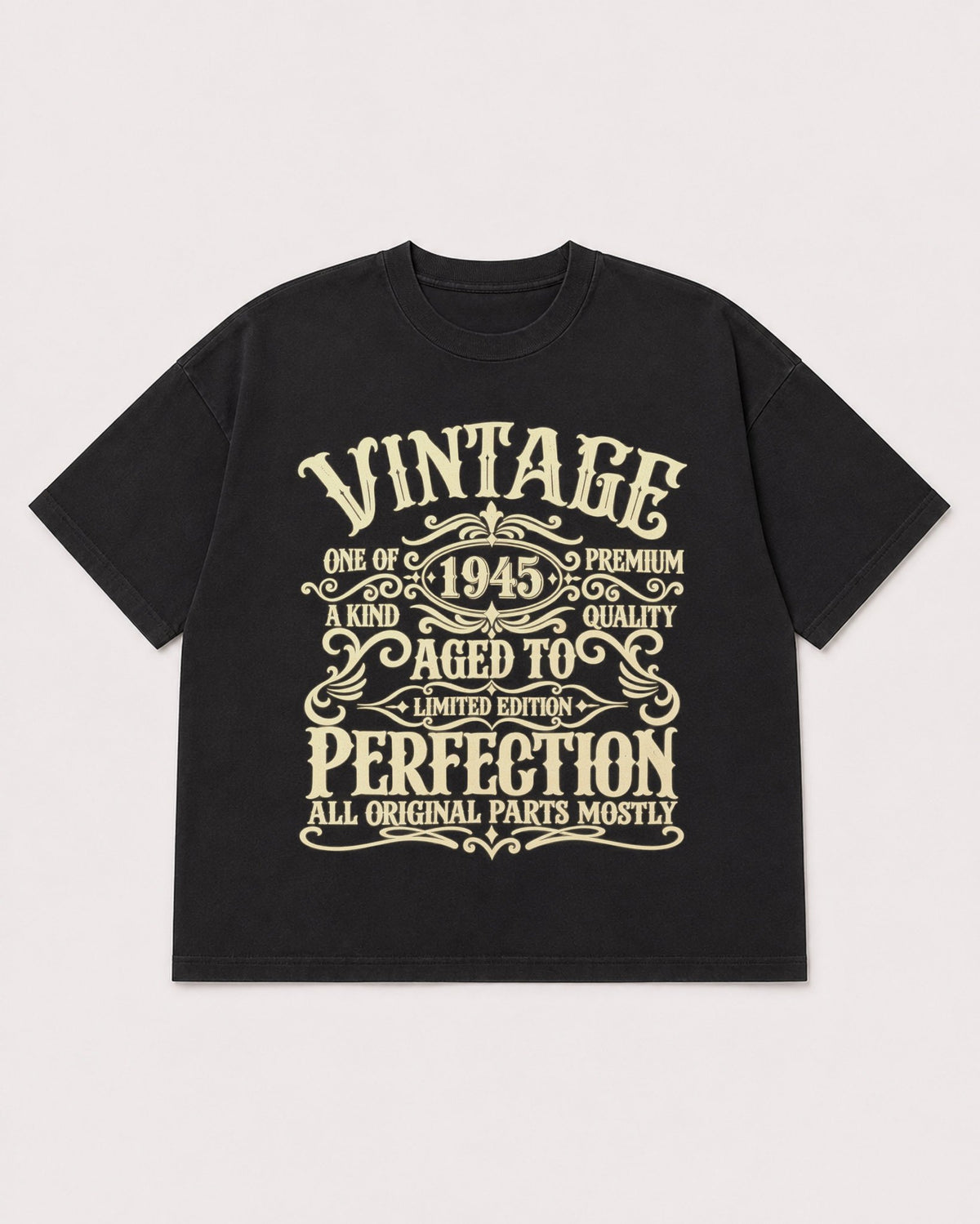 Mockup Boxy Heavyweight Tee Black product