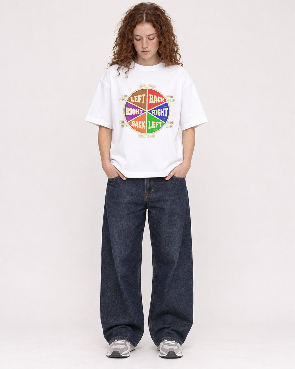Mockup Boxy Heavyweight Tee White female full-body 09