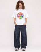 Mockup Boxy Heavyweight Tee White female full-body 09