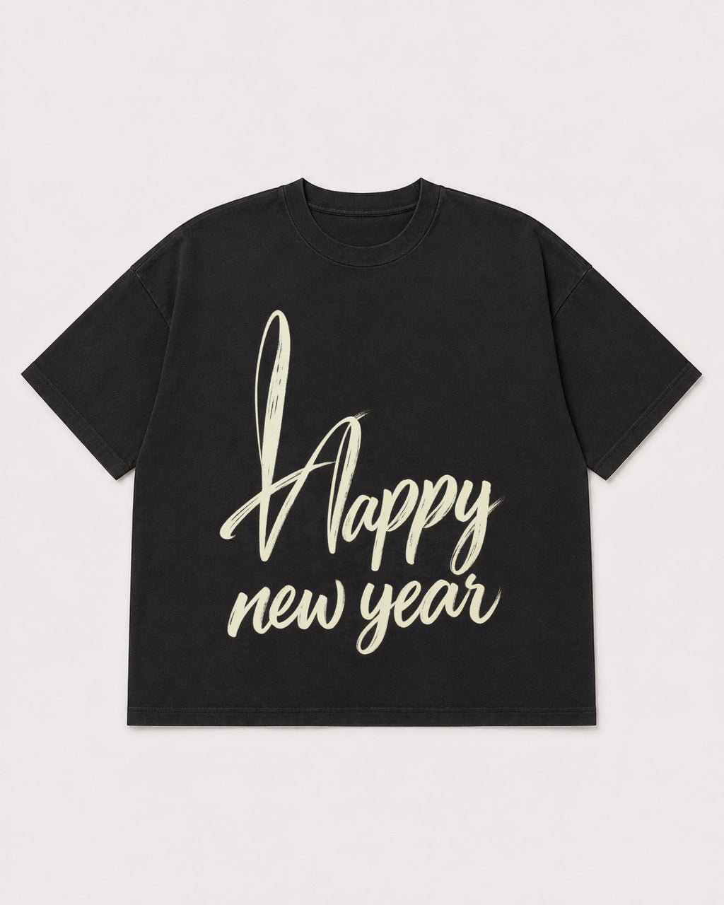 Mockup Boxy Heavyweight Tee Black product