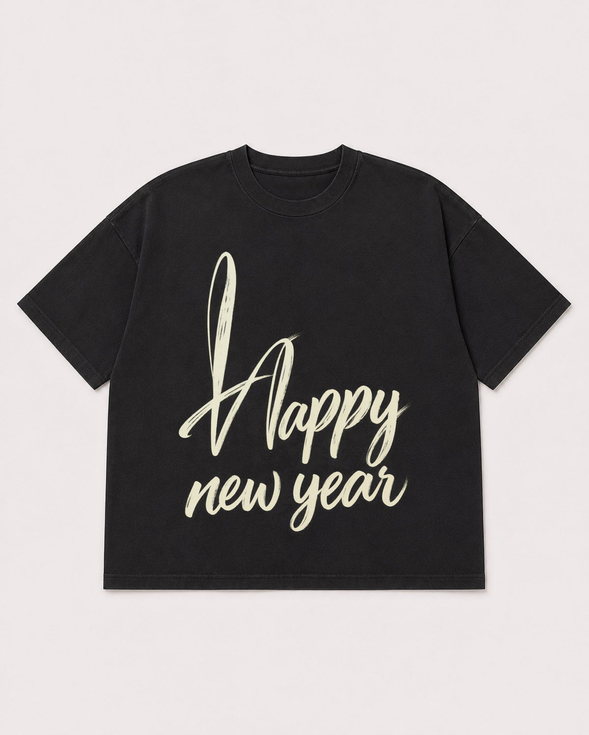 Mockup Boxy Heavyweight Tee Black product