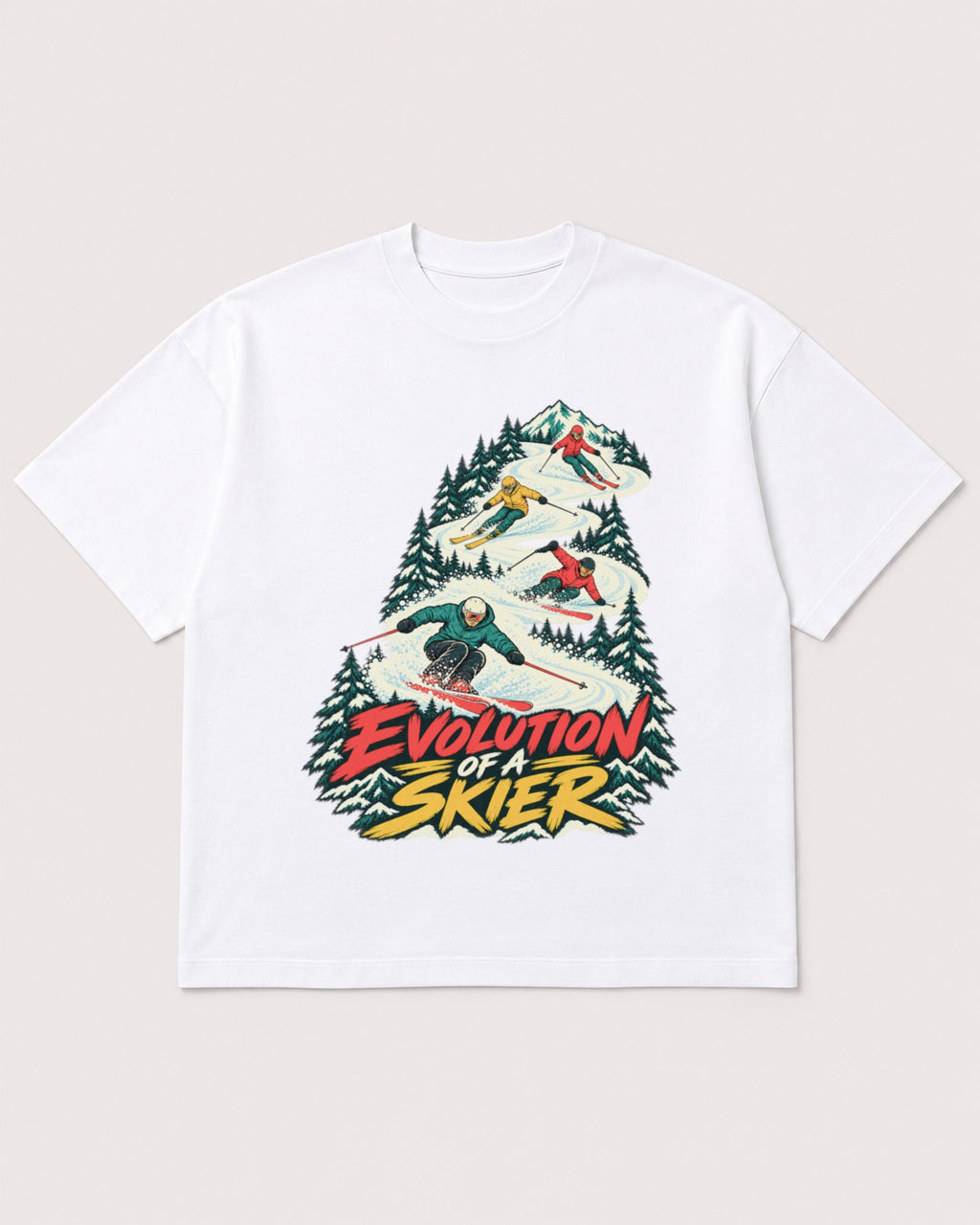 Mockup Boxy Heavyweight Tee White product