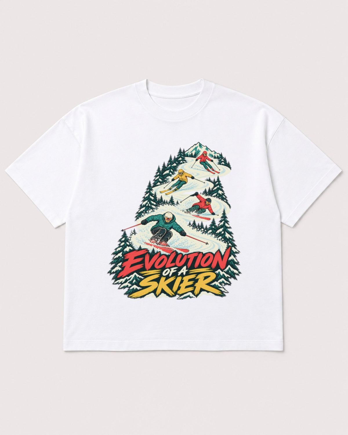 Mockup Boxy Heavyweight Tee White product