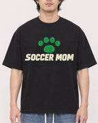 Mockup Boxy Heavyweight Tee Black male close-up 03