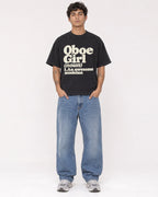 Mockup Boxy Heavyweight Tee Black male full-body 06