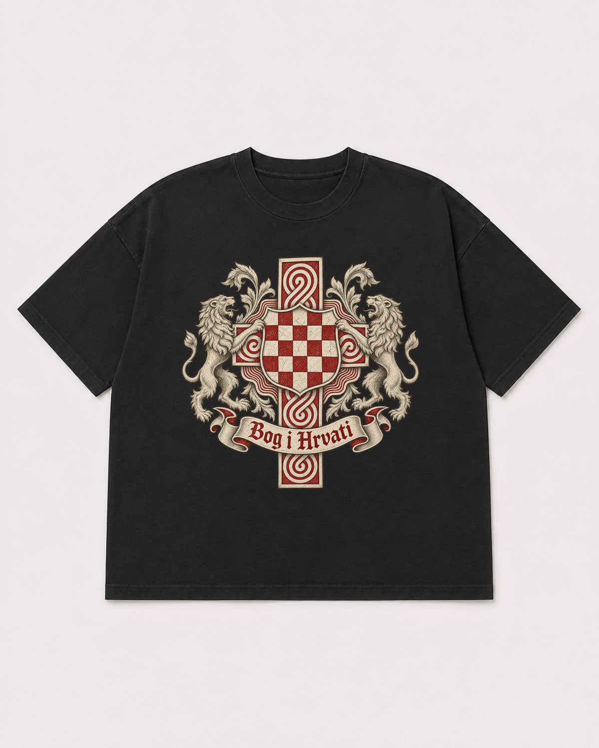Mockup Boxy Heavyweight Tee Black product