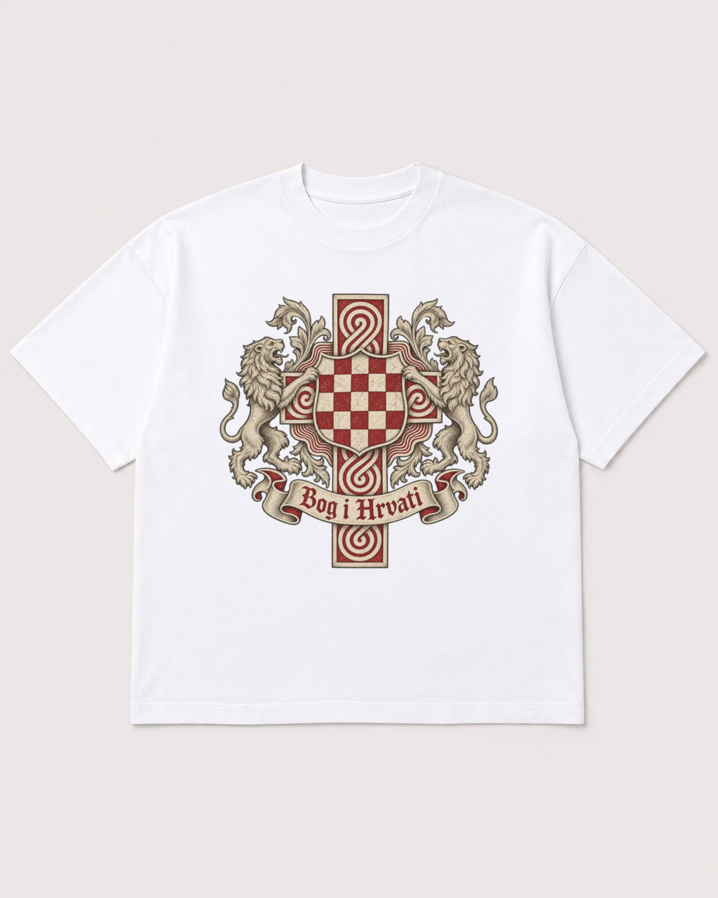 Mockup Boxy Heavyweight Tee White product