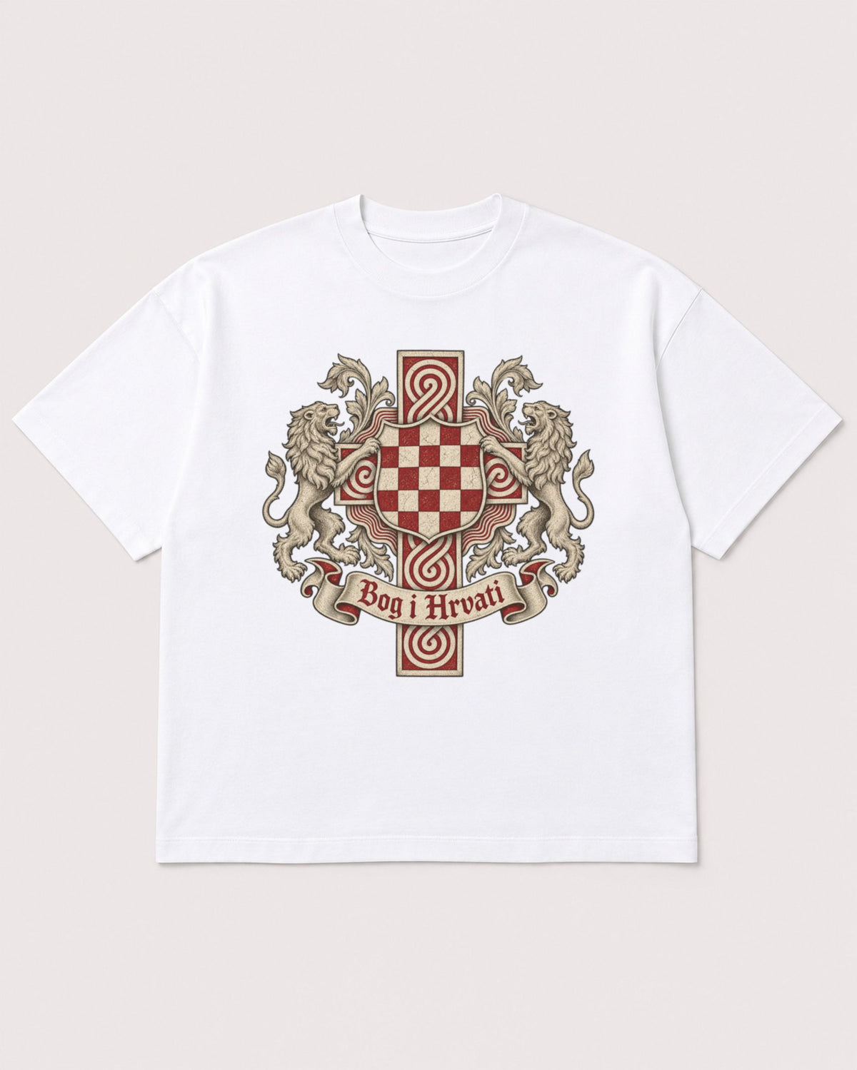 Mockup Boxy Heavyweight Tee White product