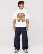Mockup Boxy Heavyweight Tee White male full-body 06