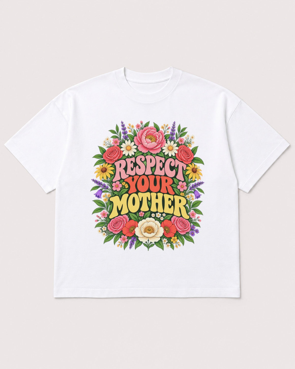 Mockup Boxy Heavyweight Tee White product