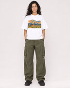 Mockup Boxy Heavyweight Tee White female full-body 07