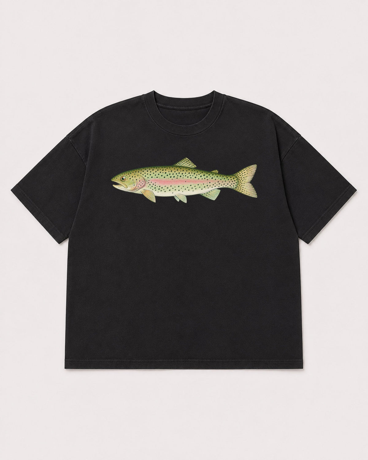 Mockup Boxy Heavyweight Tee Black product