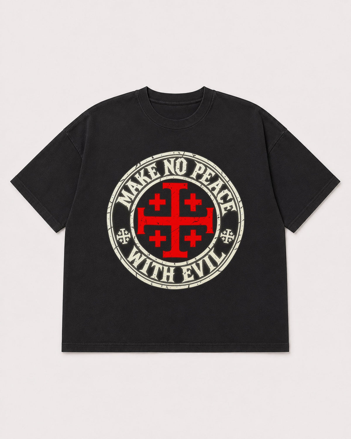Mockup Boxy Heavyweight Tee Black product