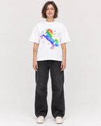 Mockup Boxy Heavyweight Tee White female full-body 18