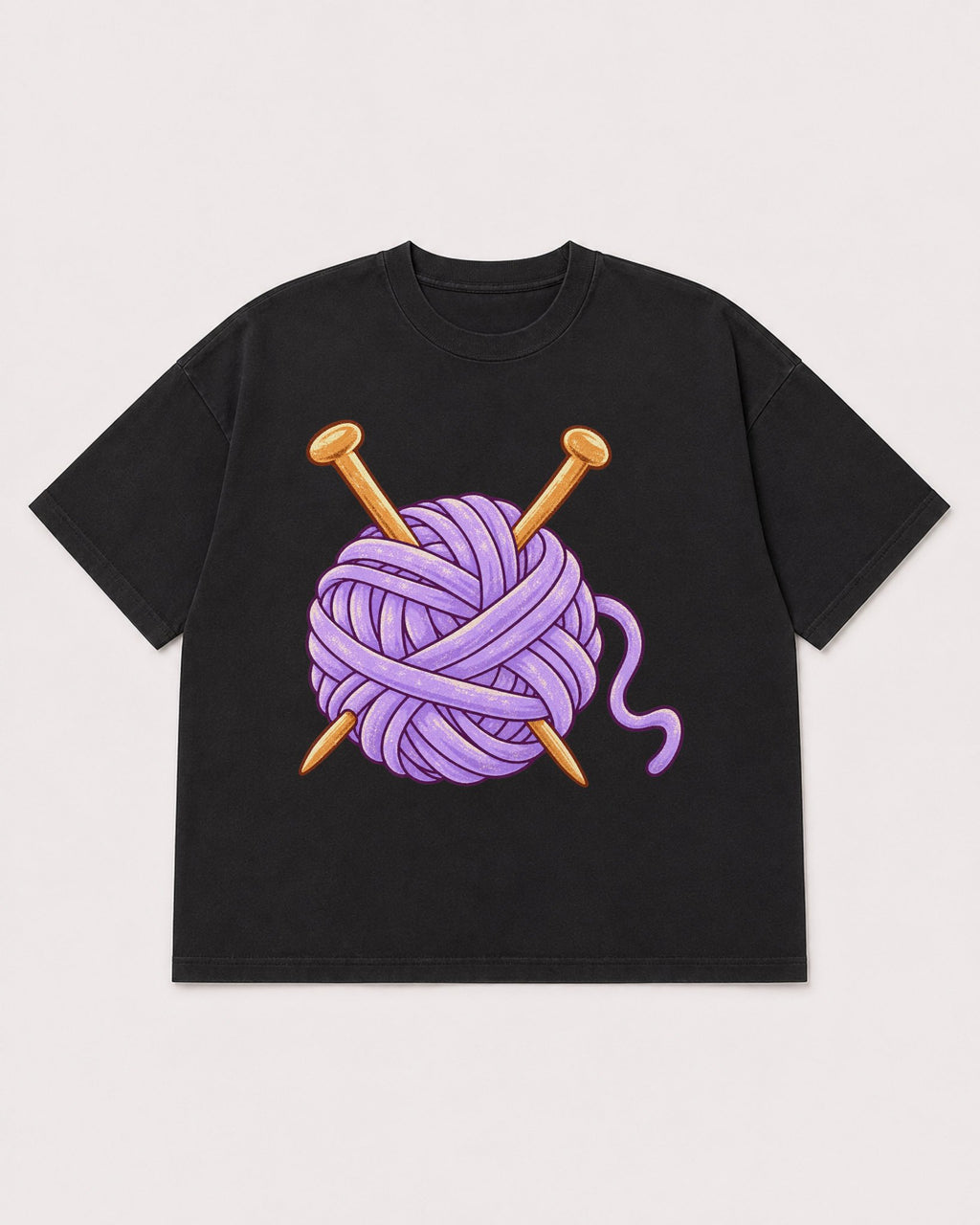 Mockup Boxy Heavyweight Tee Black product