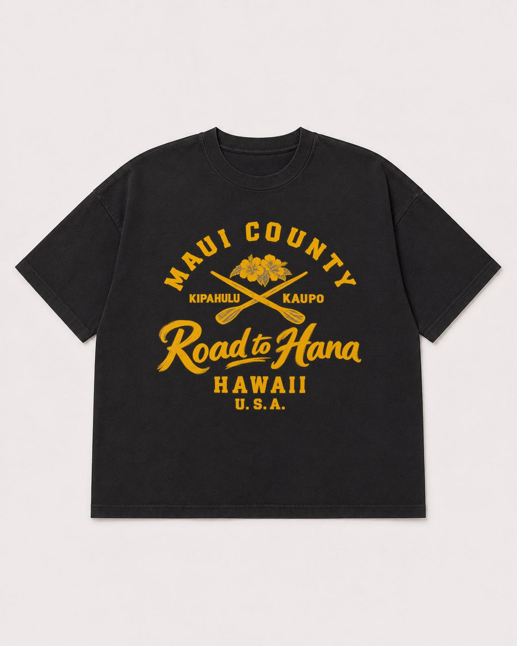 Mockup Boxy Heavyweight Tee Black product