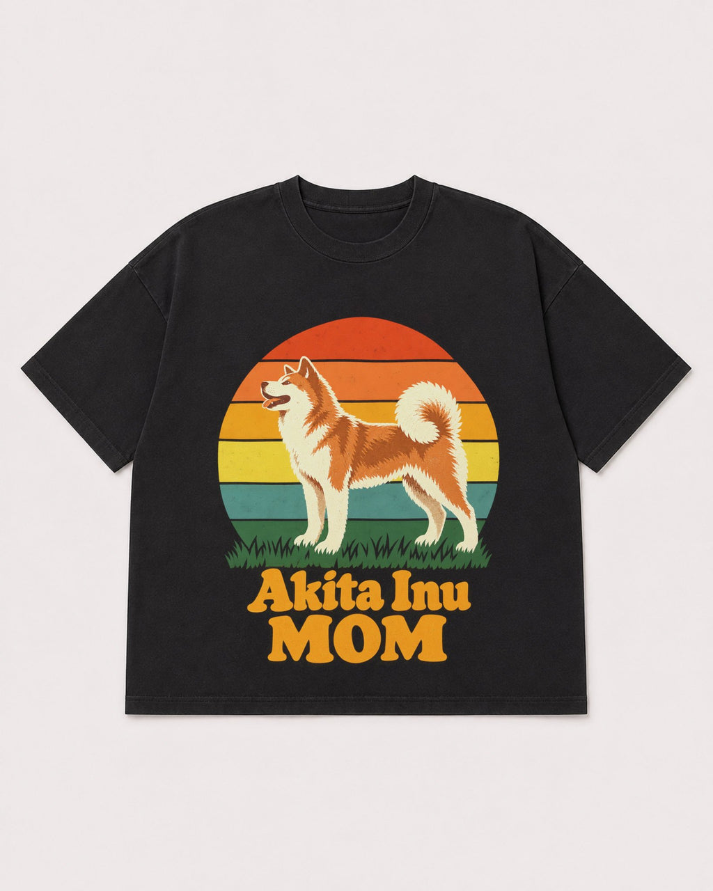 Mockup Boxy Heavyweight Tee Black product