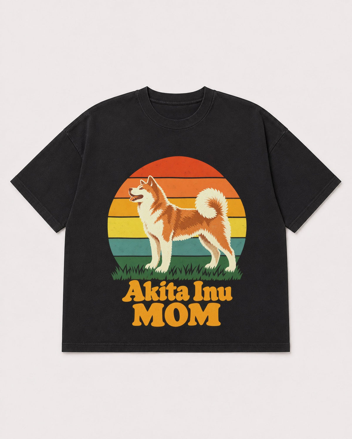 Mockup Boxy Heavyweight Tee Black product