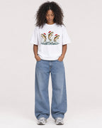 Mockup Boxy Heavyweight Tee White female full-body 05
