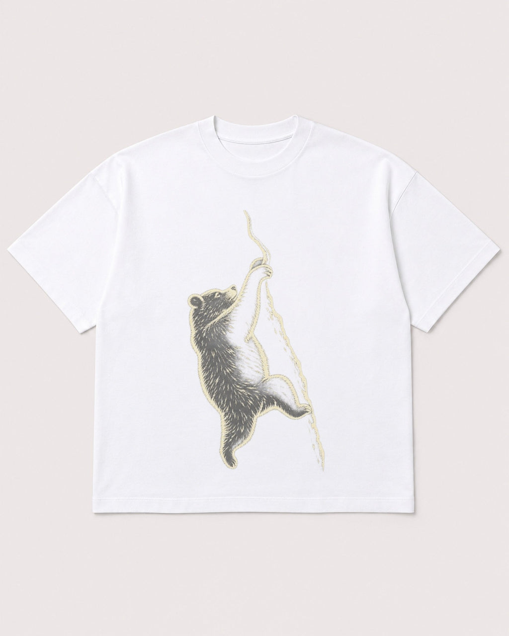 Mockup Boxy Heavyweight Tee White product