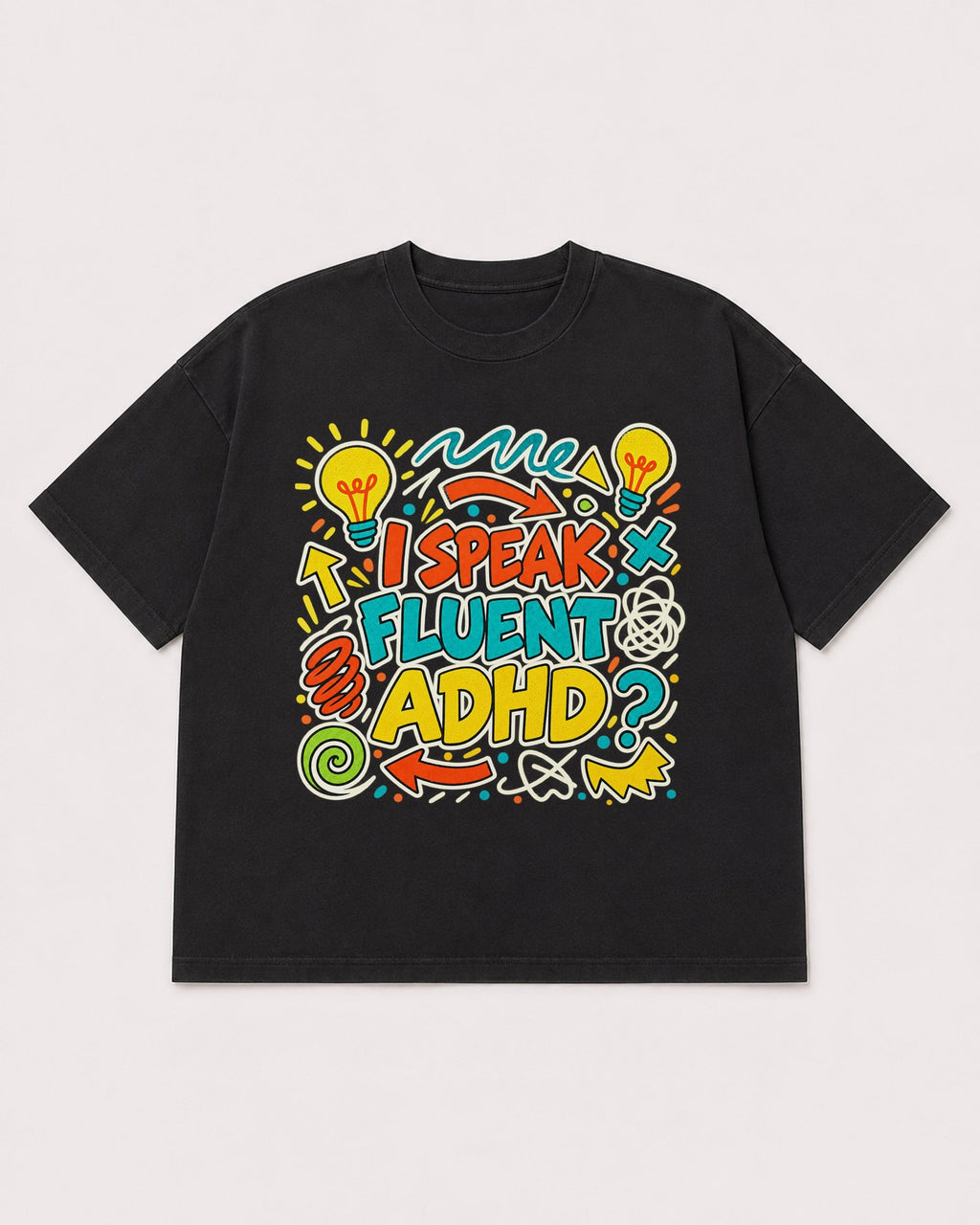 Mockup Boxy Heavyweight Tee Black product