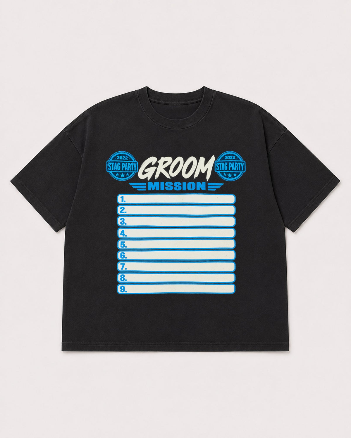 Mockup Boxy Heavyweight Tee Black product