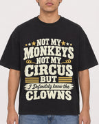 Mockup Boxy Heavyweight Tee Black male close-up 46
