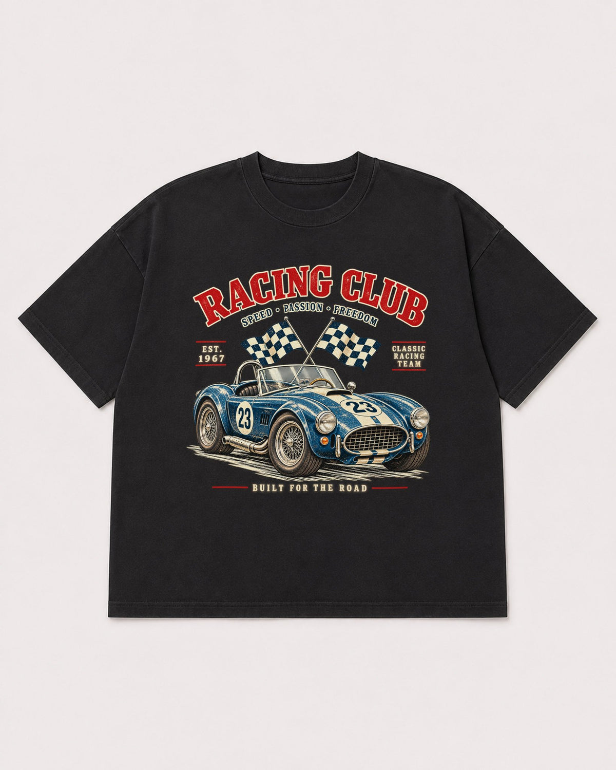 Mockup Boxy Heavyweight Tee Black product