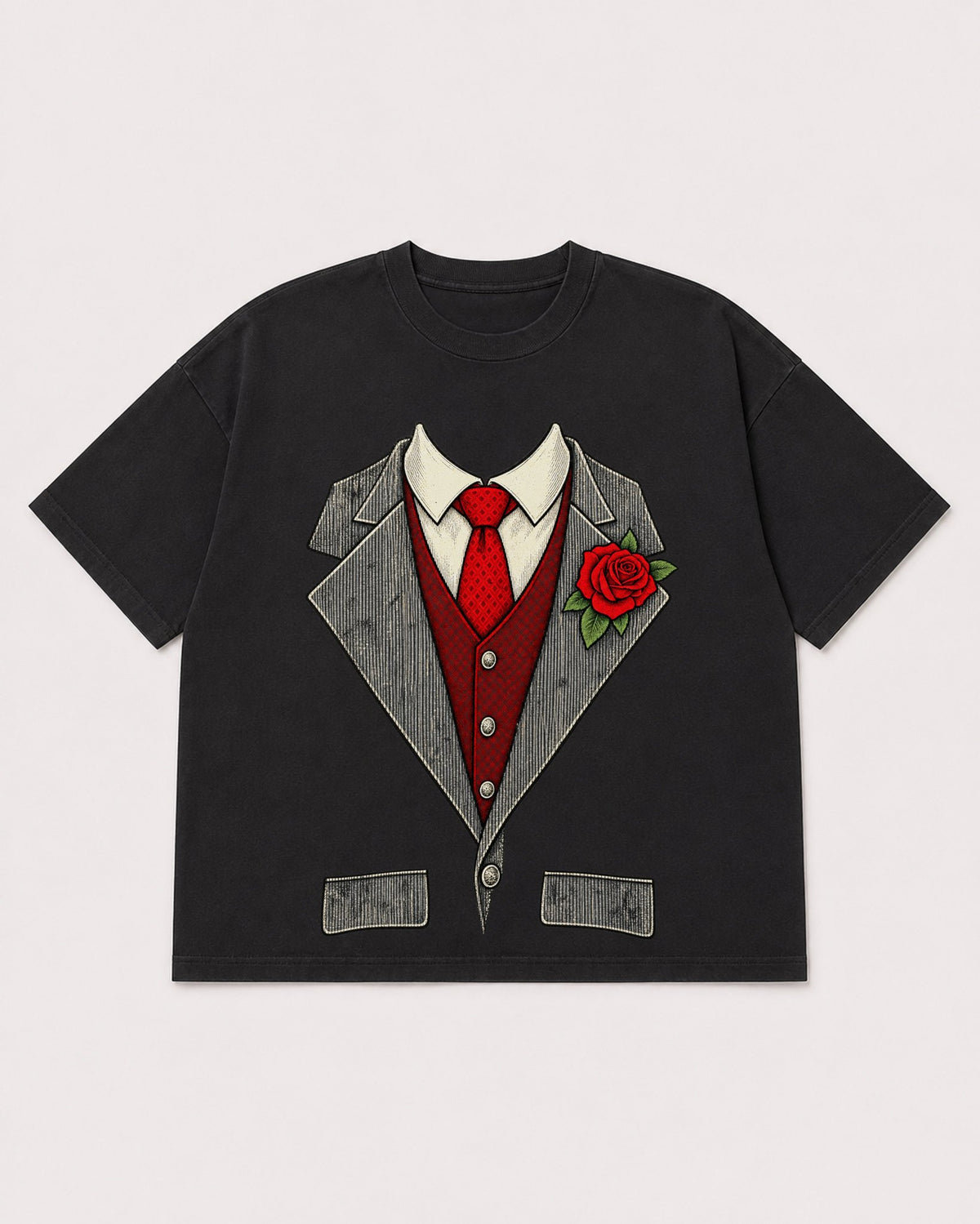 Mockup Boxy Heavyweight Tee Black product