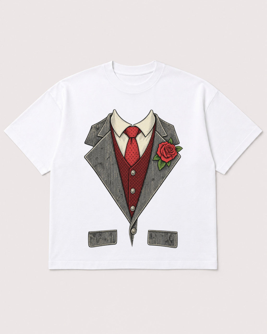 Mockup Boxy Heavyweight Tee White product