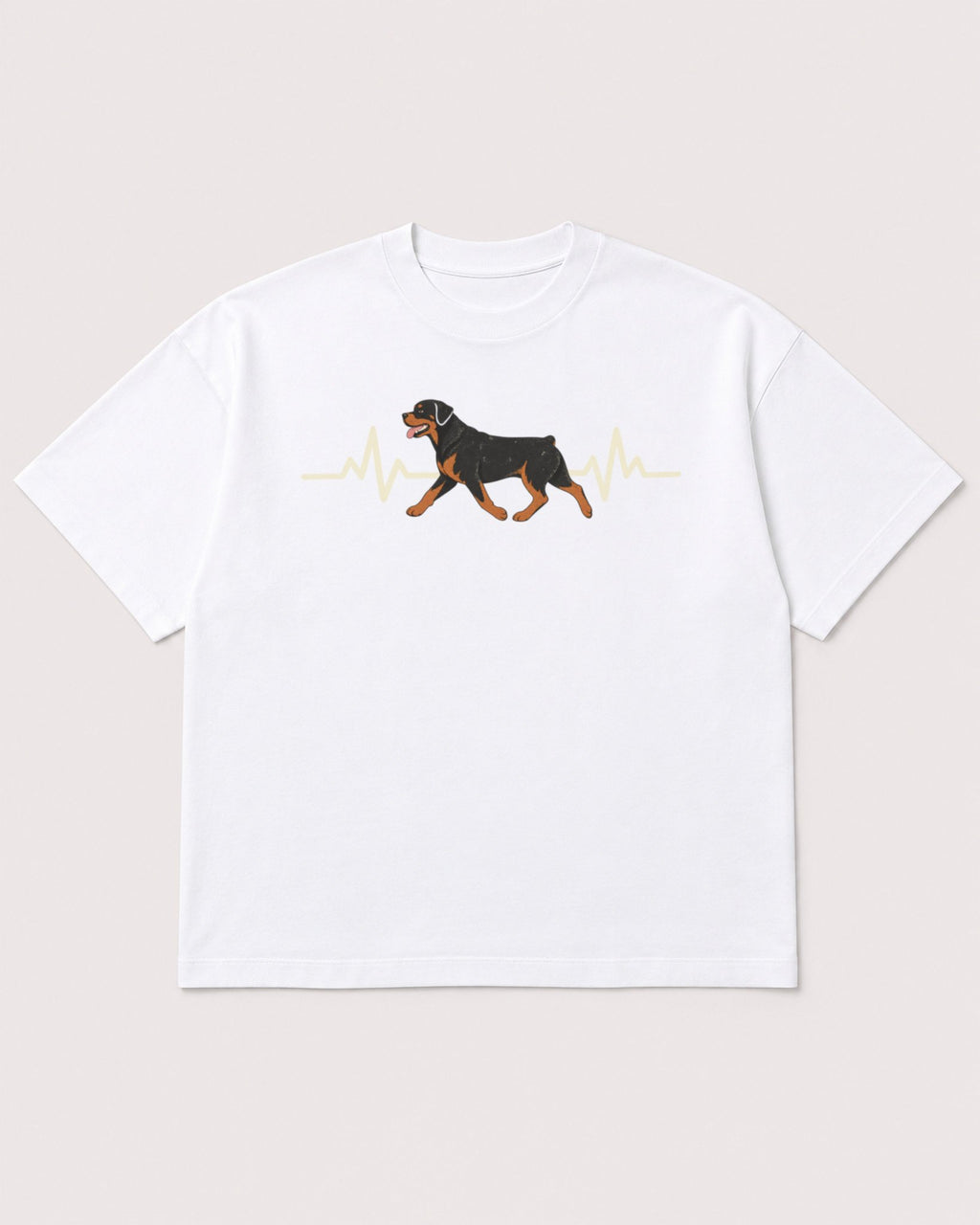 Mockup Boxy Heavyweight Tee White product