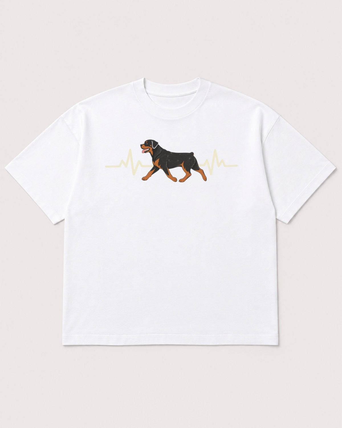 Mockup Boxy Heavyweight Tee White product