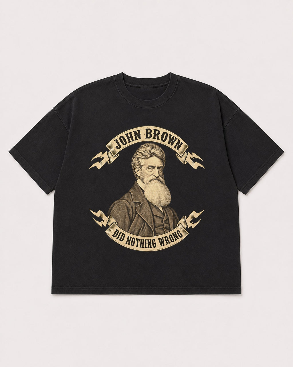 Mockup Boxy Heavyweight Tee Black product
