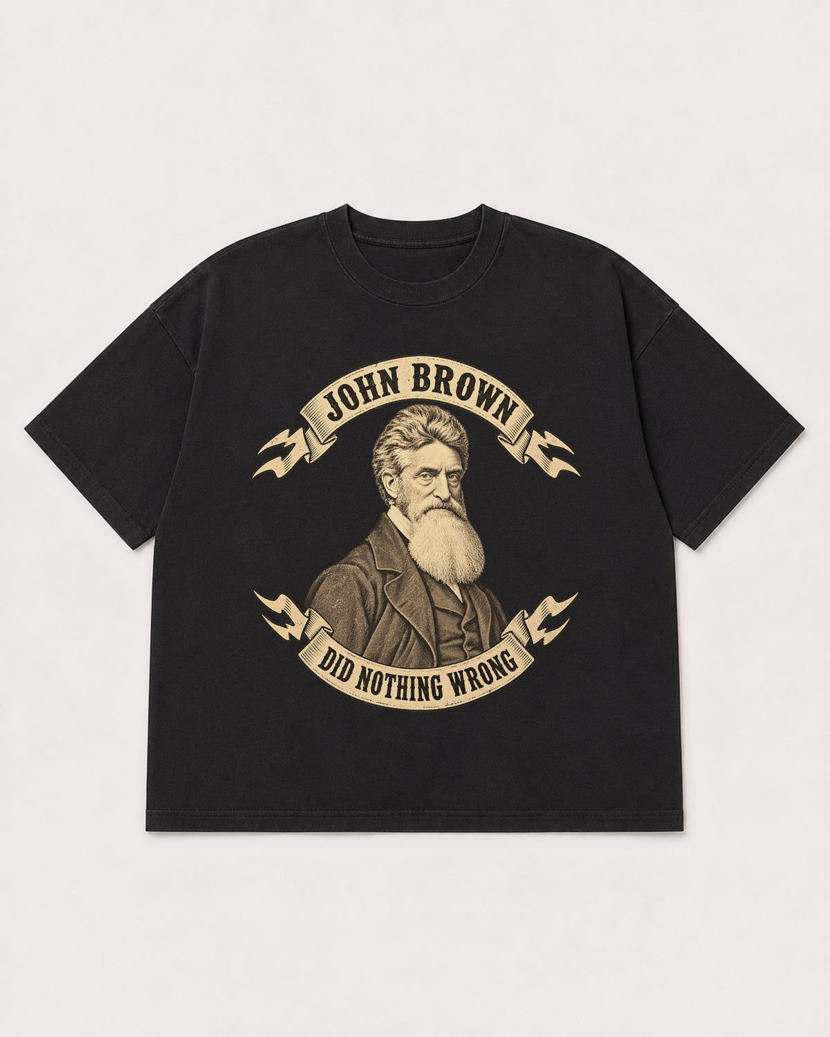 Mockup Boxy Heavyweight Tee Black product