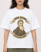 Mockup Boxy Heavyweight Tee White female close-up 02