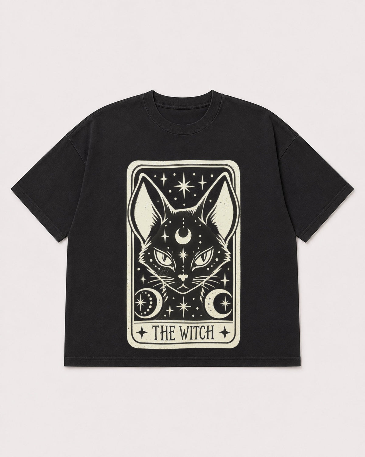 Mockup Boxy Heavyweight Tee Black product