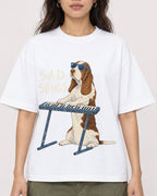 Mockup Boxy Heavyweight Tee White female close-up 02