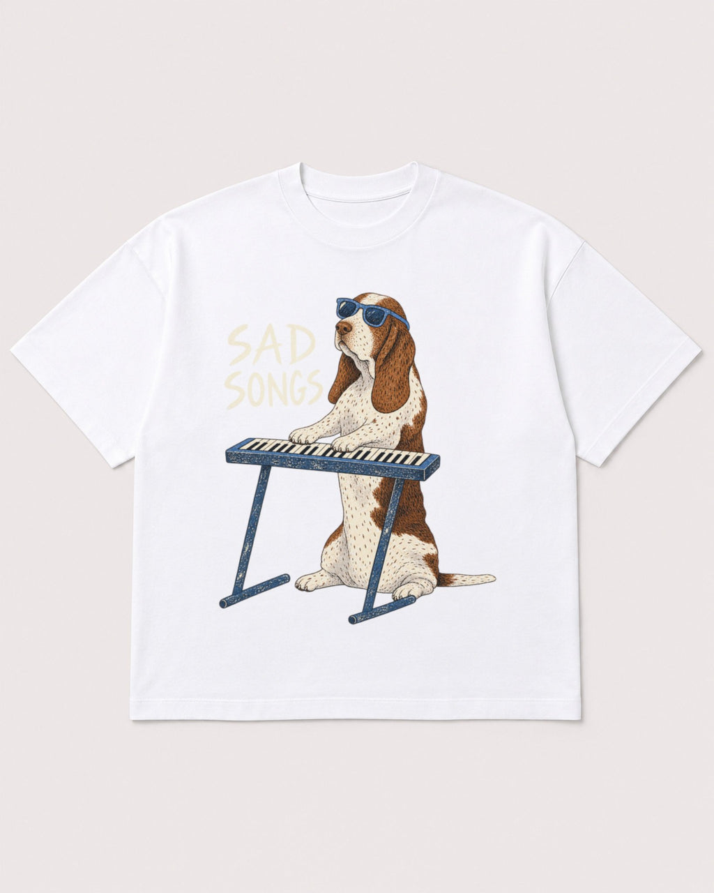 Mockup Boxy Heavyweight Tee White product