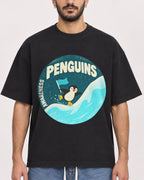 Mockup Boxy Heavyweight Tee Black male close-up 07