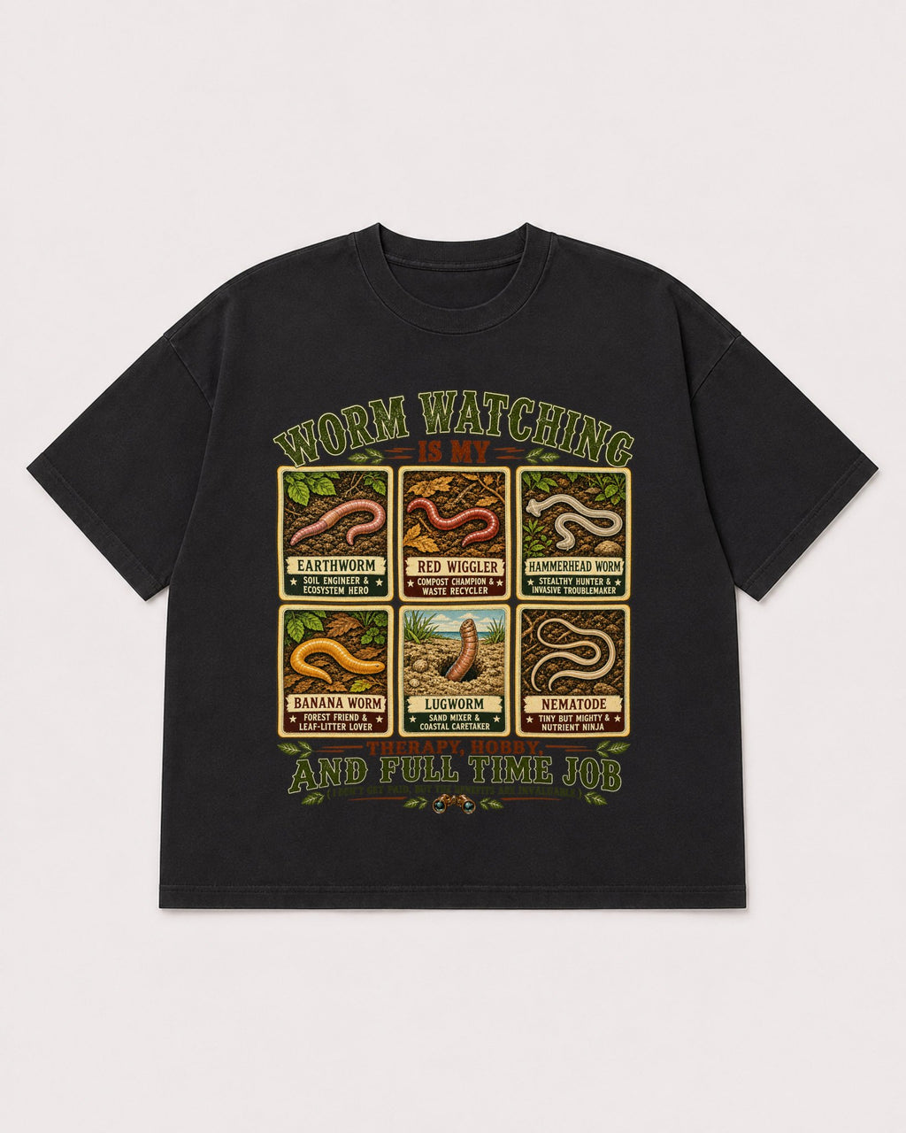 Mockup Boxy Heavyweight Tee Black product