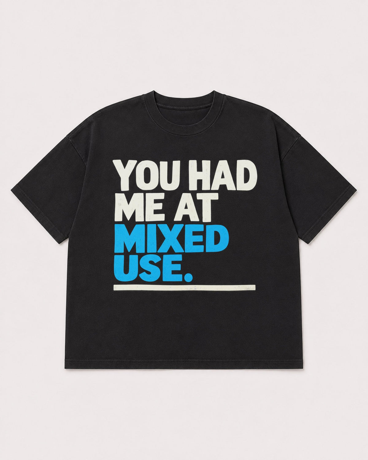 Mockup Boxy Heavyweight Tee Black product